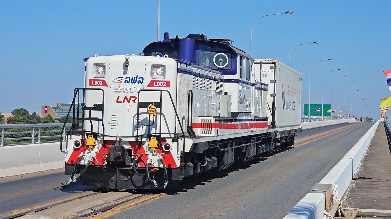 DD51 รถไฟแห่งชาติลาว ทำขบวนรถสินค้าระหว่างประเทศ 2248/2249 ท่านาแล้ง-หนองคาย-ท่านาแล้ง 23/1/2569 