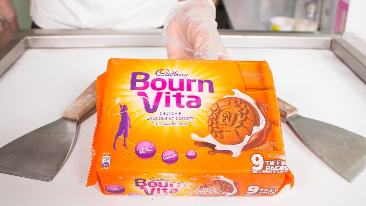 BOURN VITA Biscuits ICE CREAM ROLLS - SATISFYING ASMR