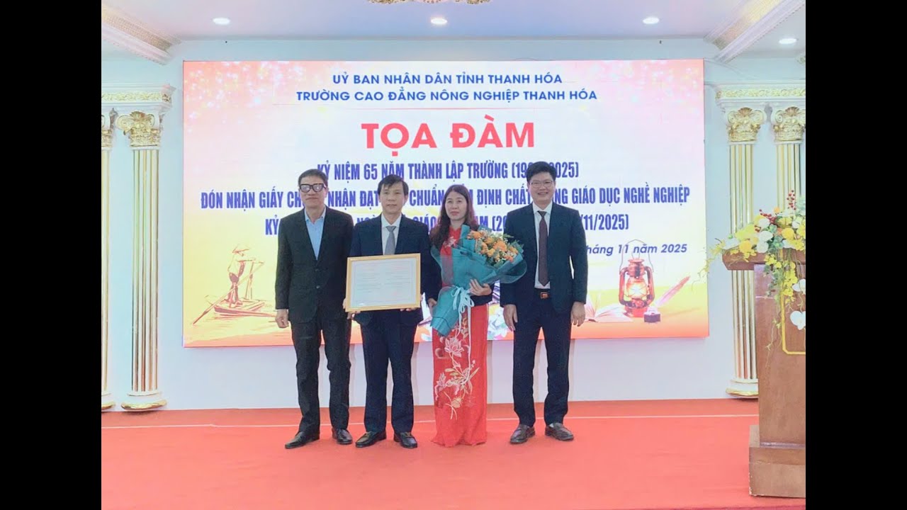 10 Dấu ấn năm 2025 Trường Cao đẳng Nông nghiệp Thanh Hoá