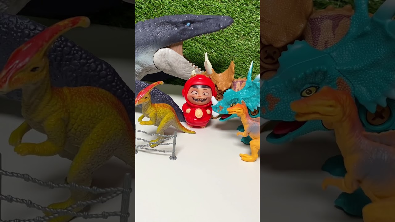 Dinosaur Jurassic World Unboxing with Nezha ASMR 