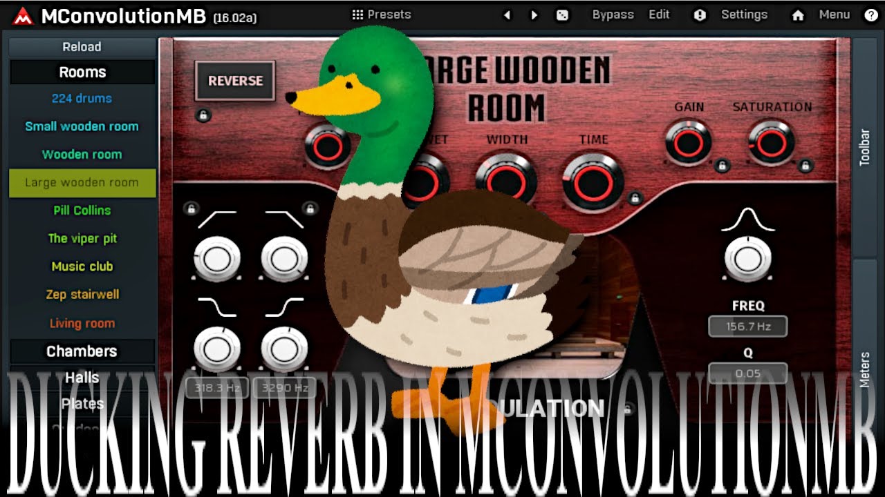 Reverb ducking in MConvolutionMB
