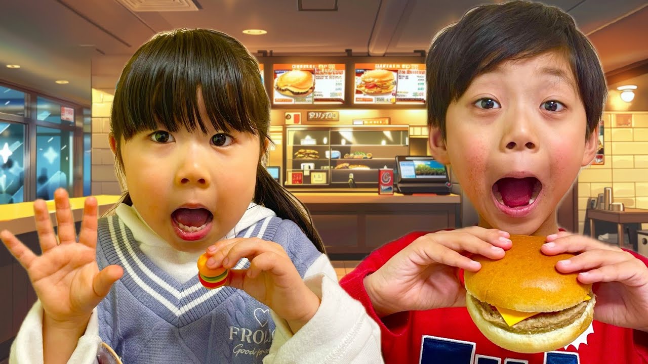 【寸劇】もしも全部の食べ物がグミだったら！？ご飯の大切さを学ぼう！【ごっこ遊び】Yu and Yuna pretend all the food has turned into sweets