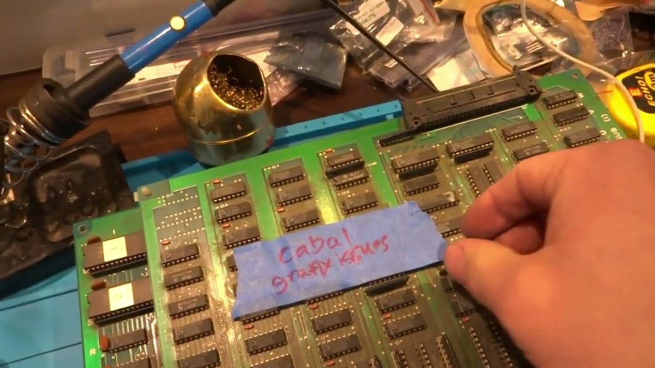 Cabal TAD Arcade PCB Repair