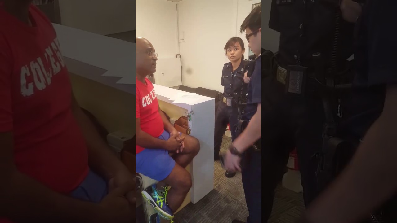 M Ravi FUNKY Singapore Lawyer challenges police in his firm!