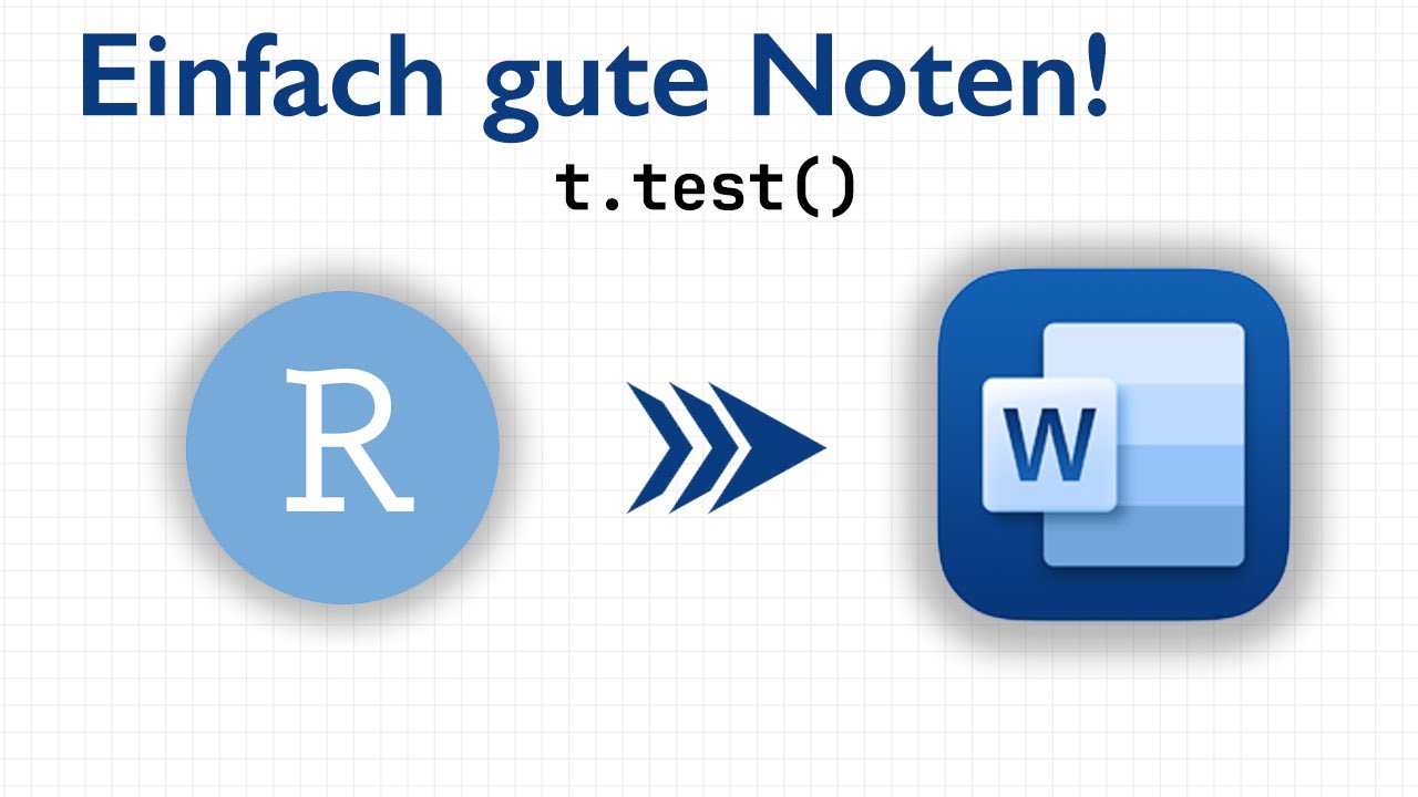 APA7 leicht gemacht: t-Test aus R korrekt in Word berichten