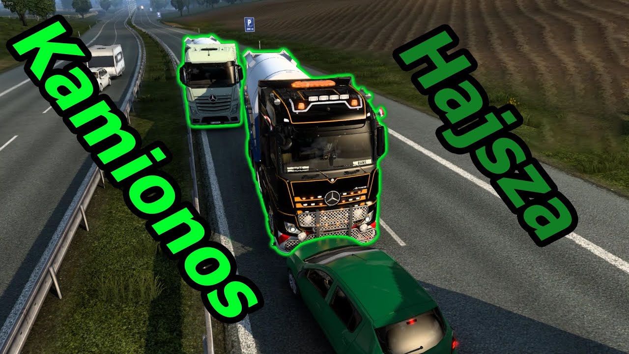 Kamionos Hajsza - ETS2 Vicces Pillanatok - 2.r&eacute;sz