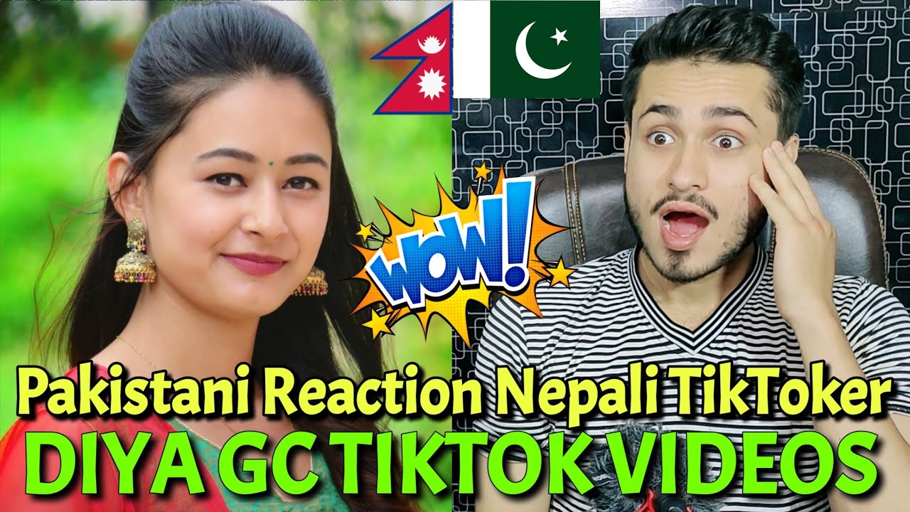Pakistani Reaction On Nepali Cute TikToker DIYA GC LATEST TIKTOK VIDEOS | Rk ReActions