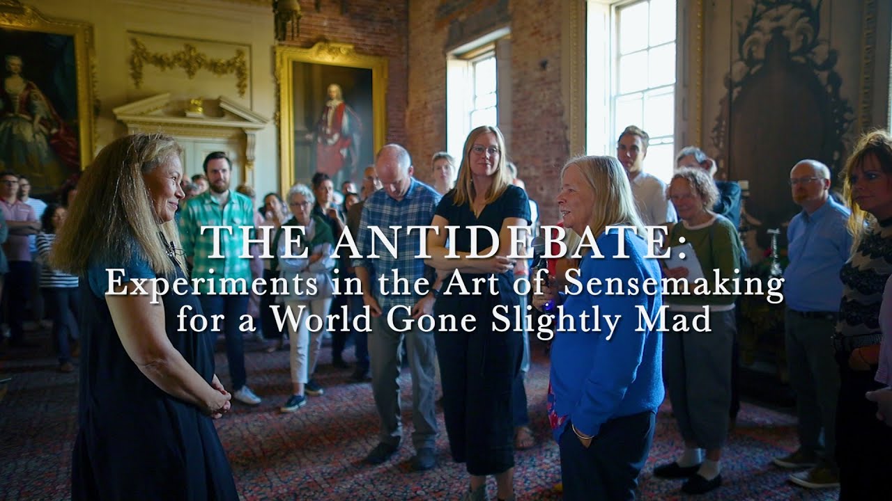 The Antidebate: Experiments in the Art of Sensemaking for a World Gone Slightly Mad.