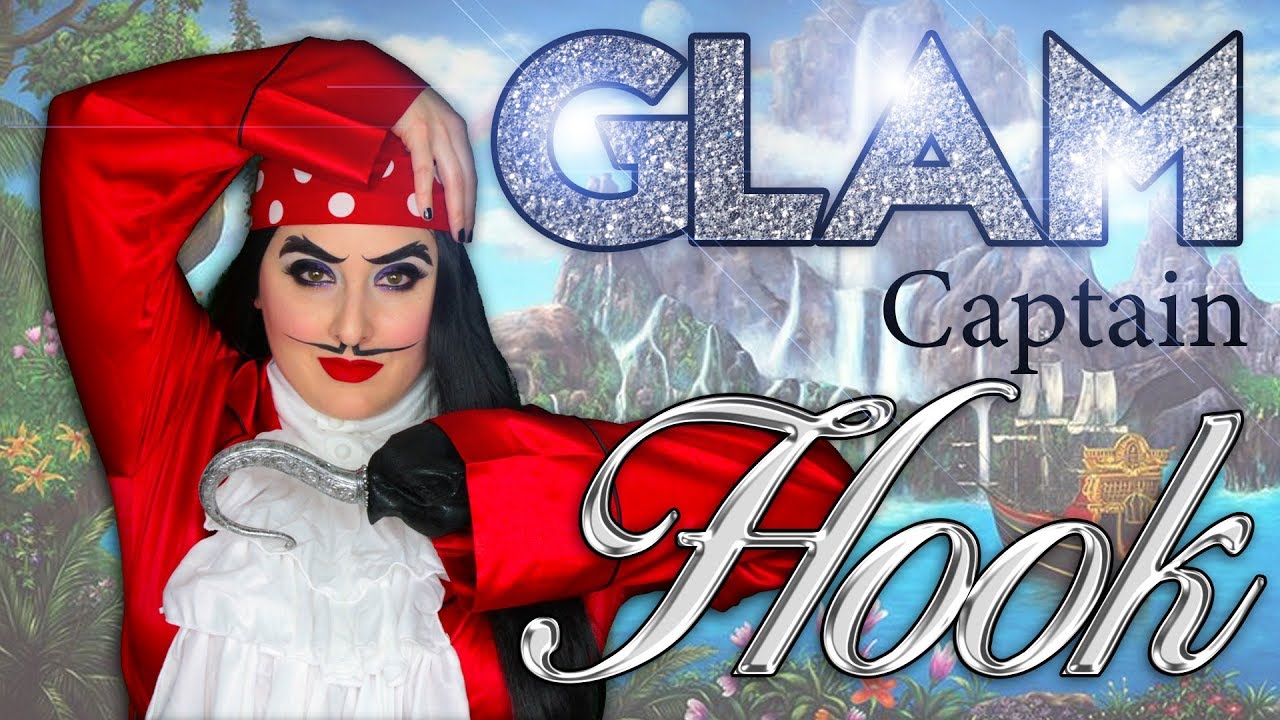 Glam Captain Hook Makeup Tutorial