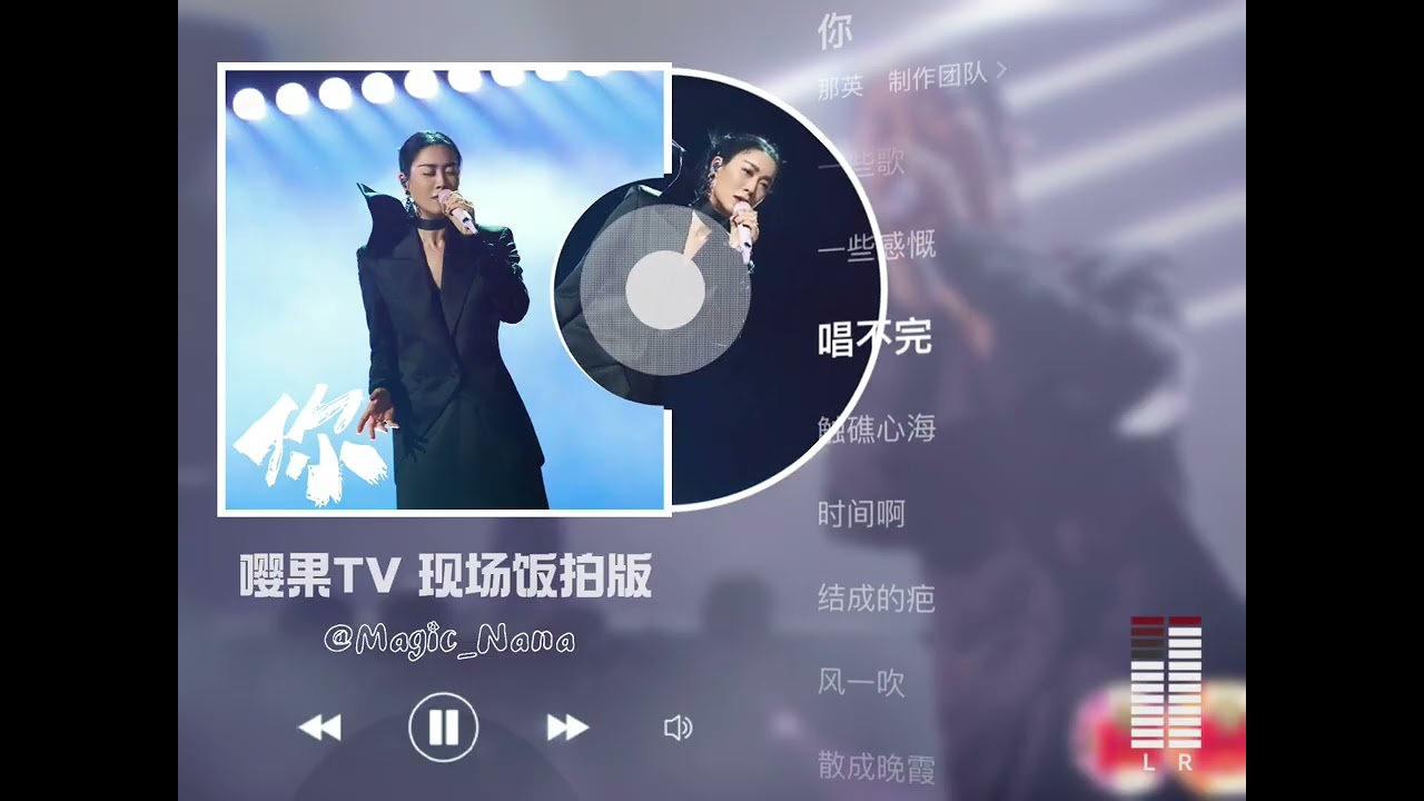  《你》饭拍音频｜20260206声生不息华流季金曲盛典 五组轰炸机来了#那英 