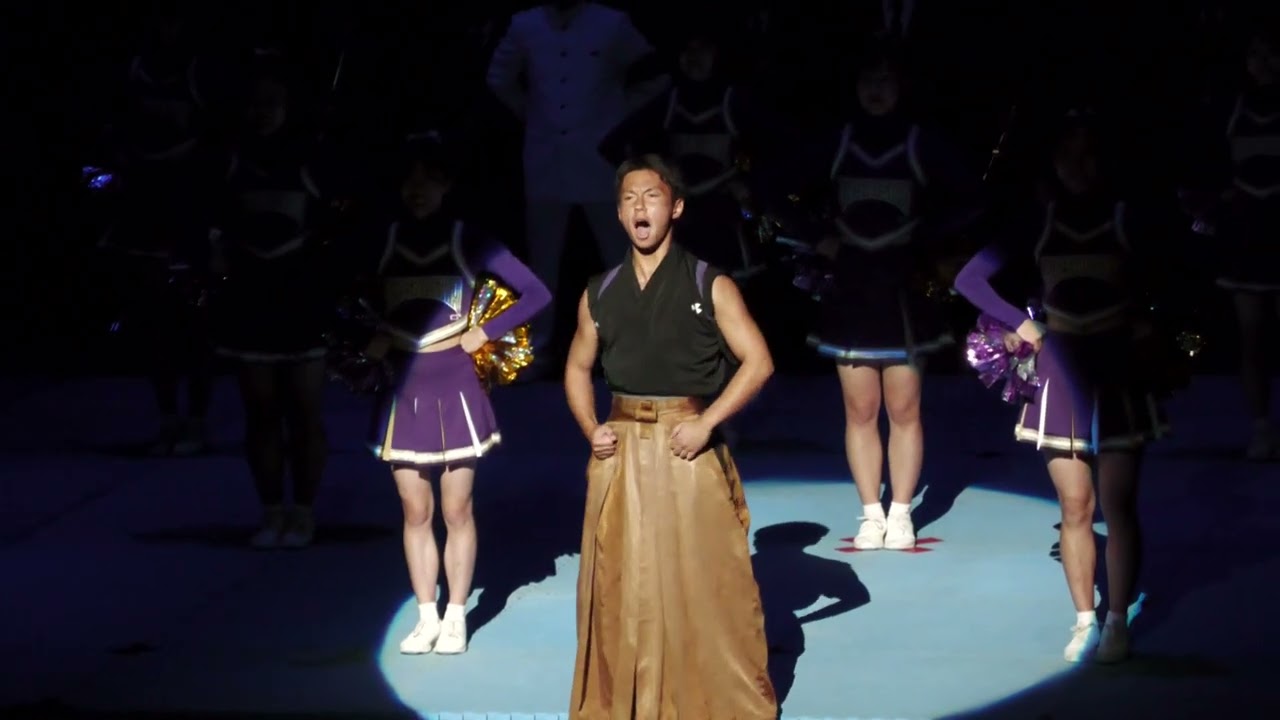 2023秋　同立・立同戦前夜祭【5】【同志社】太鼓MC　第一応援歌「Doshisha Heroes」   同志社大學應援團