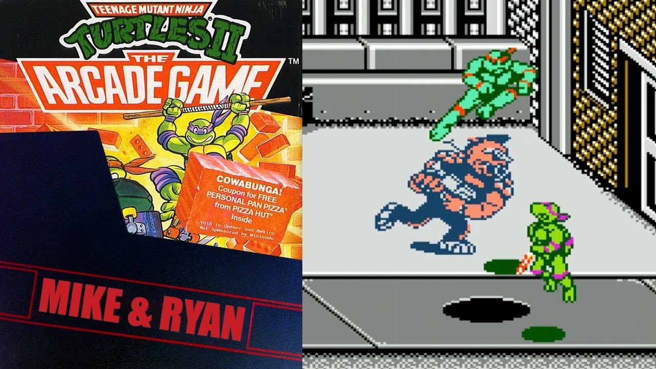 Teenage Mutant Ninja Turtles II: The Arcade Game (NES) Mike & Ryan