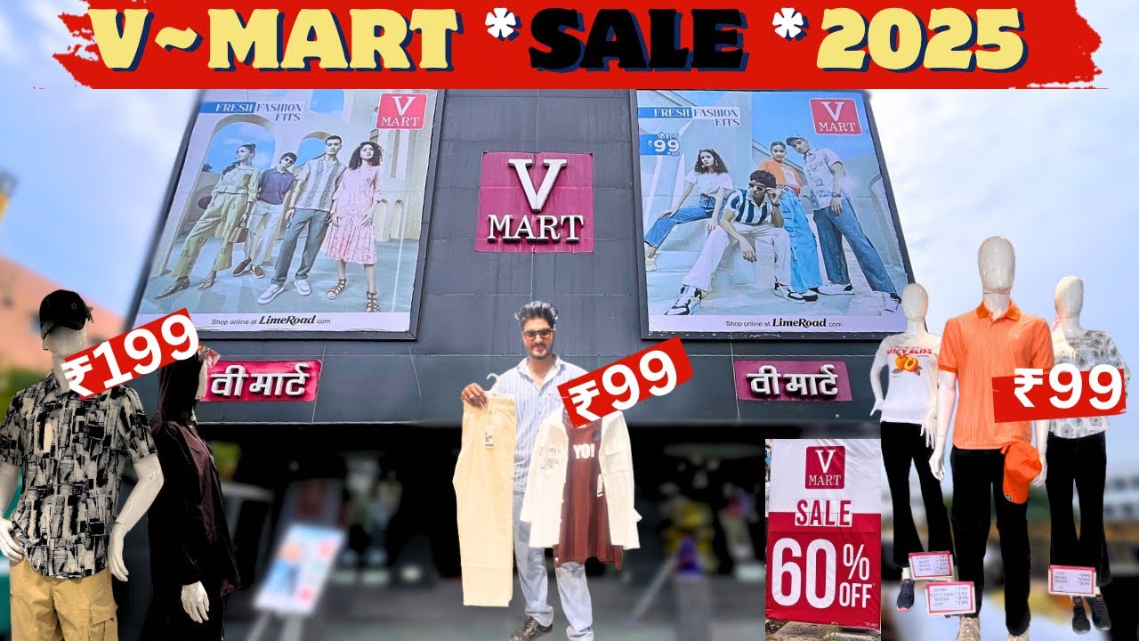 V-Mart Men&rsquo;s Collection Sale 2025 | Stylish Fashion Sabse Saste Price पर 🛍️&rdquo;