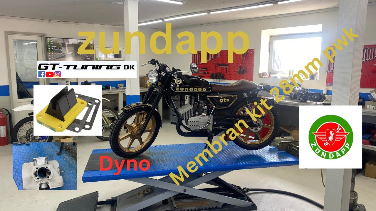 Zundapp gts membran kit 28mm pwk dyno