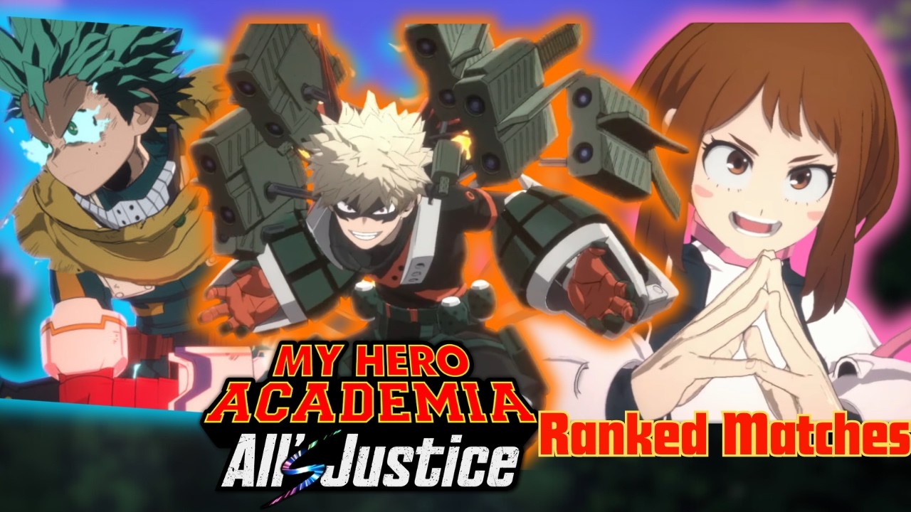 My Hero All's Justice Ranked Matches Are PURE CHAOS!!