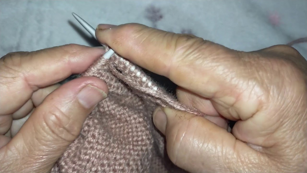 تعلم فصالة تريكو صوف /تعلم تريكو بالقطبان  للمبتدئين - أساسيات في التريكو اليدوي للمبتدئين/tricot