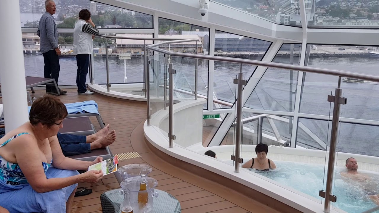 Ovation of the seas Solarium Adults only pool & spa area