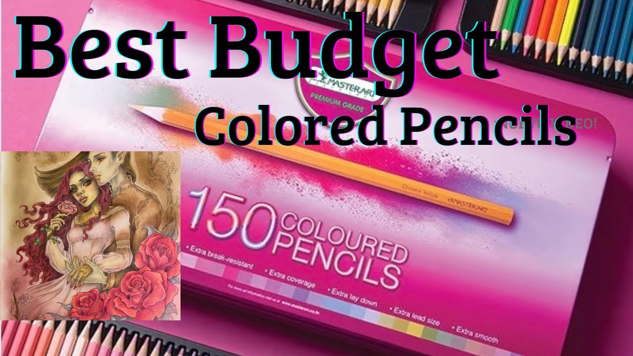 The BEST Budget Colored Pencils | Master Art 150 Coloured Pencils | Adult Coloring
