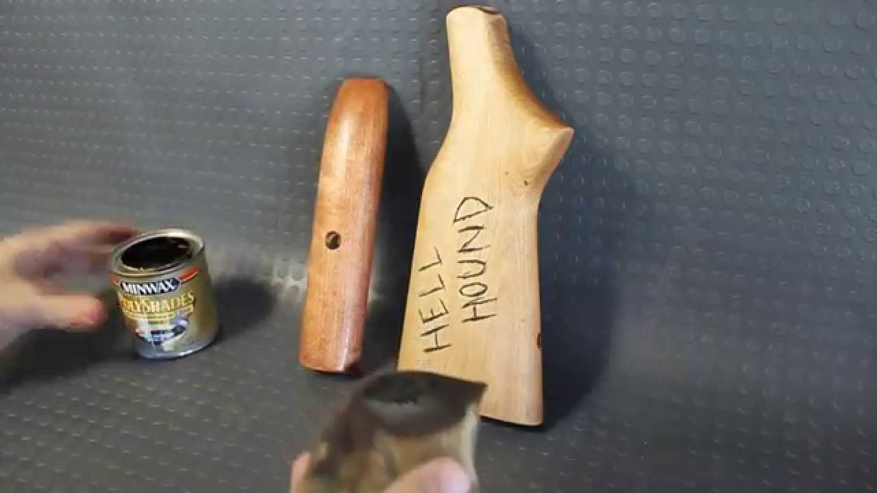 Refinishing the H&R single shot wood ZRUS