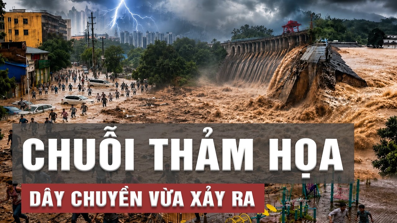 To&agrave;n cảnh: Lũ lụt lịch sử ở Trung Quốc, chuỗi thảm họa d&acirc;y chuyền đ&atilde; xảy ra