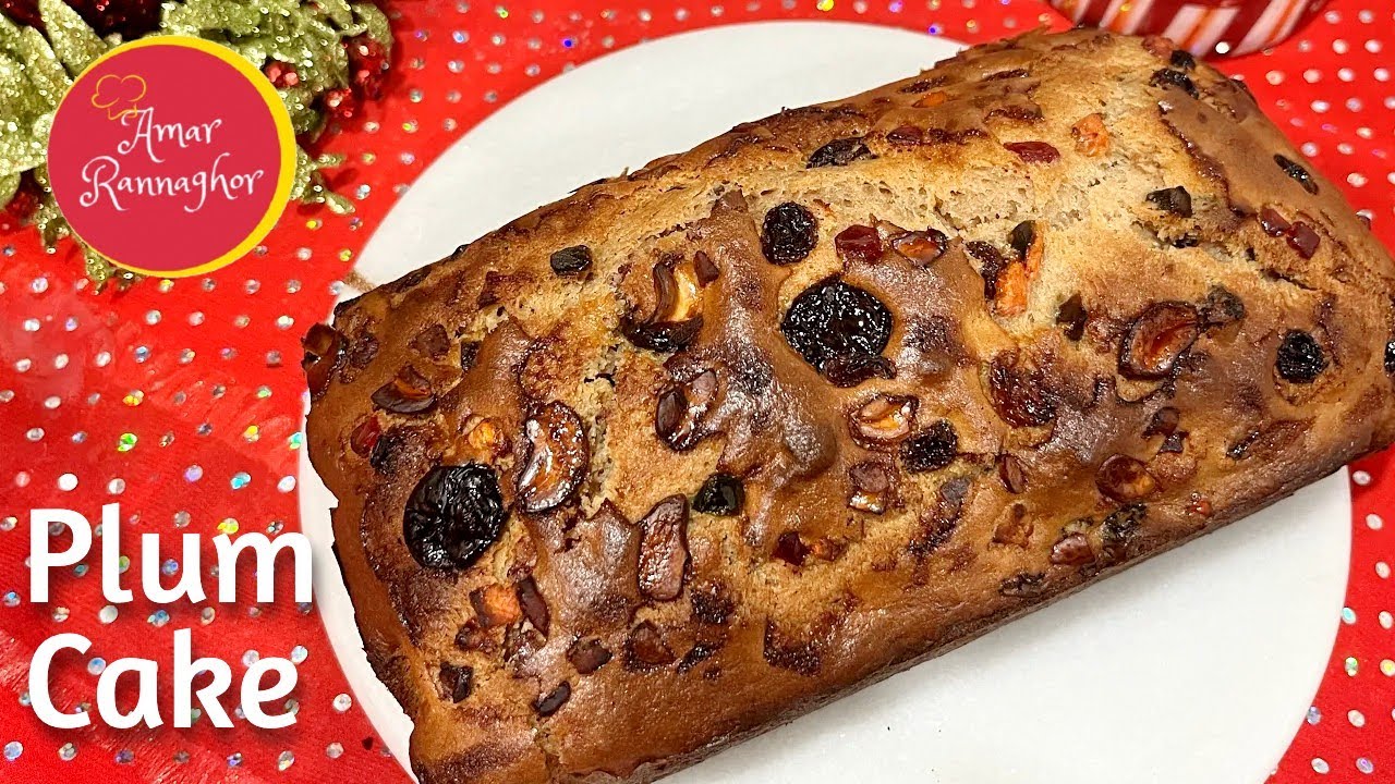 Christmas Special Plum Cake Recipe | Christmas Fruitcake Recipe | Plum Cake Recipe without Alcohol