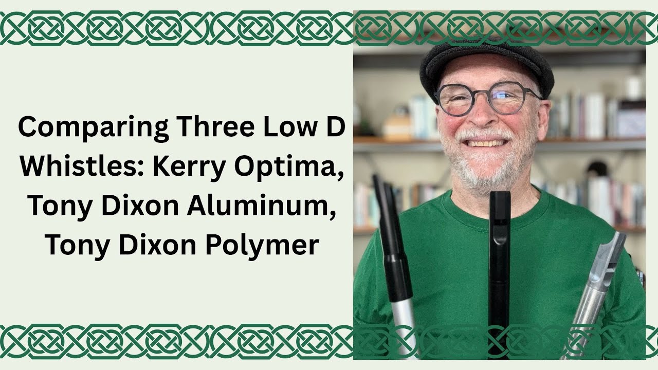 Сравнение трёх свистков Low D: Kerry Optima, Tony Dixon Aluminum, Tony Dixon Polymer