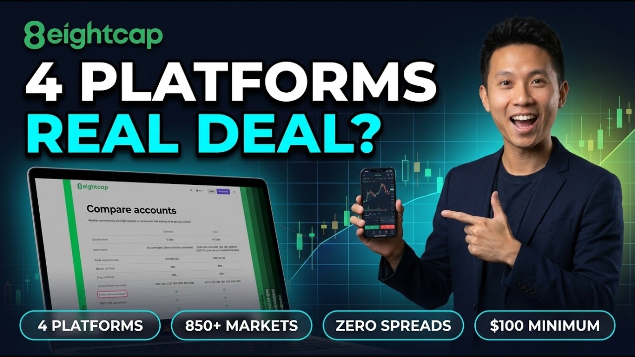Eightcap Review: Multi-Platform CFD Broker With Four Trading Options and 850+ Markets