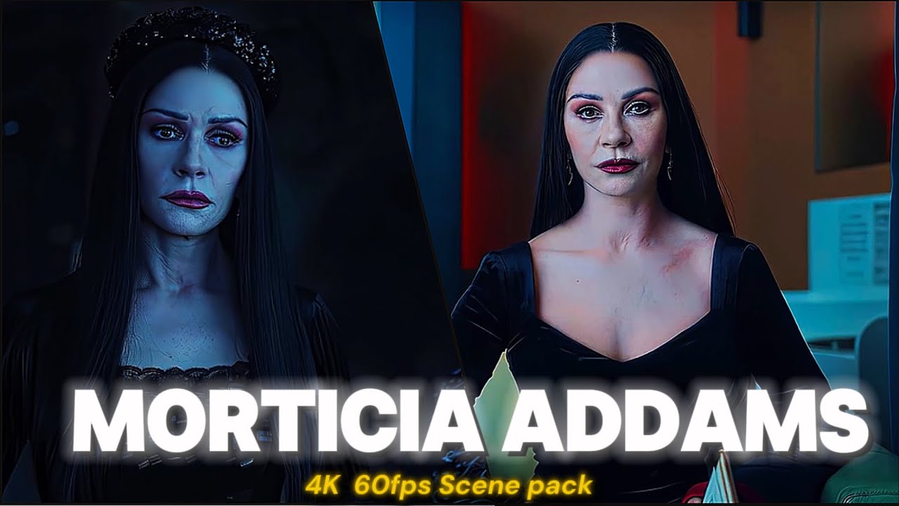 🔥MORTICIA ADDAMS | 4K 60FPS SCENE PACK | season 2 all episodes 