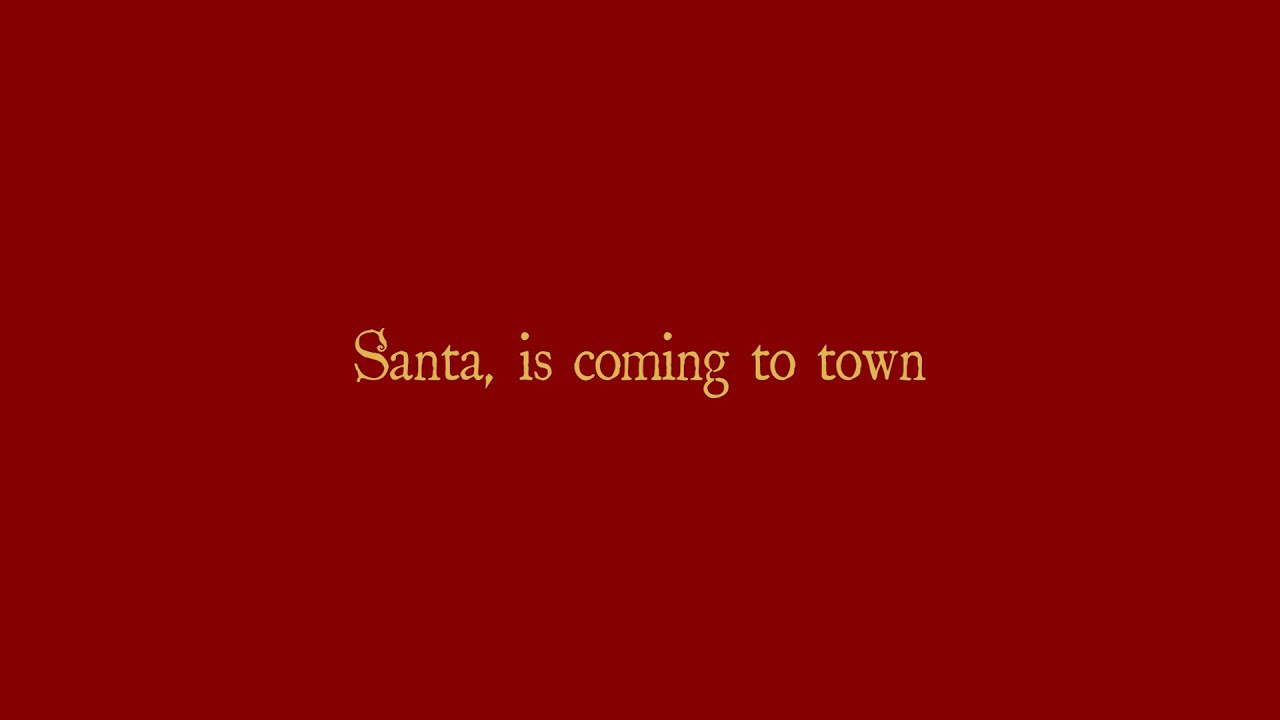 Santa Claus Is Coming To Town by Frank Sinatra - Karaoke
