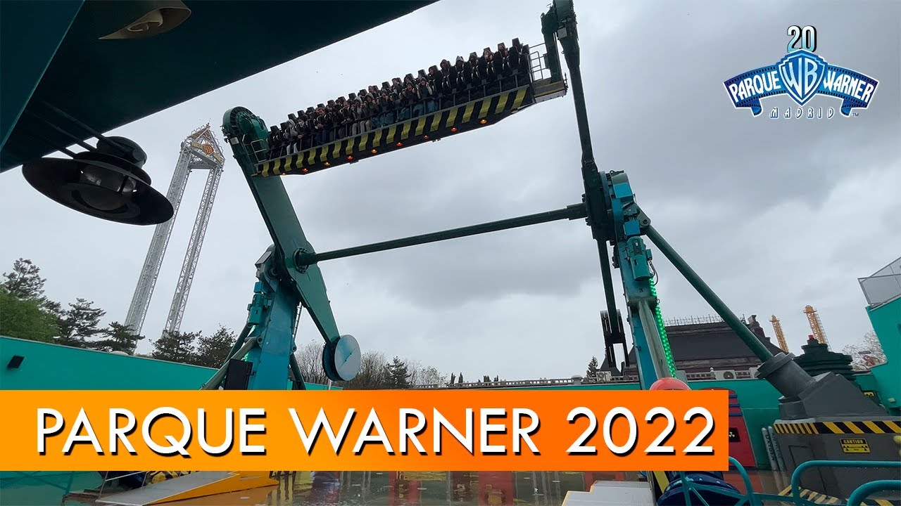 4K | LEX LUTHOR Invertatron | PARQUE WARNER 2022 - Ferias A TOPE