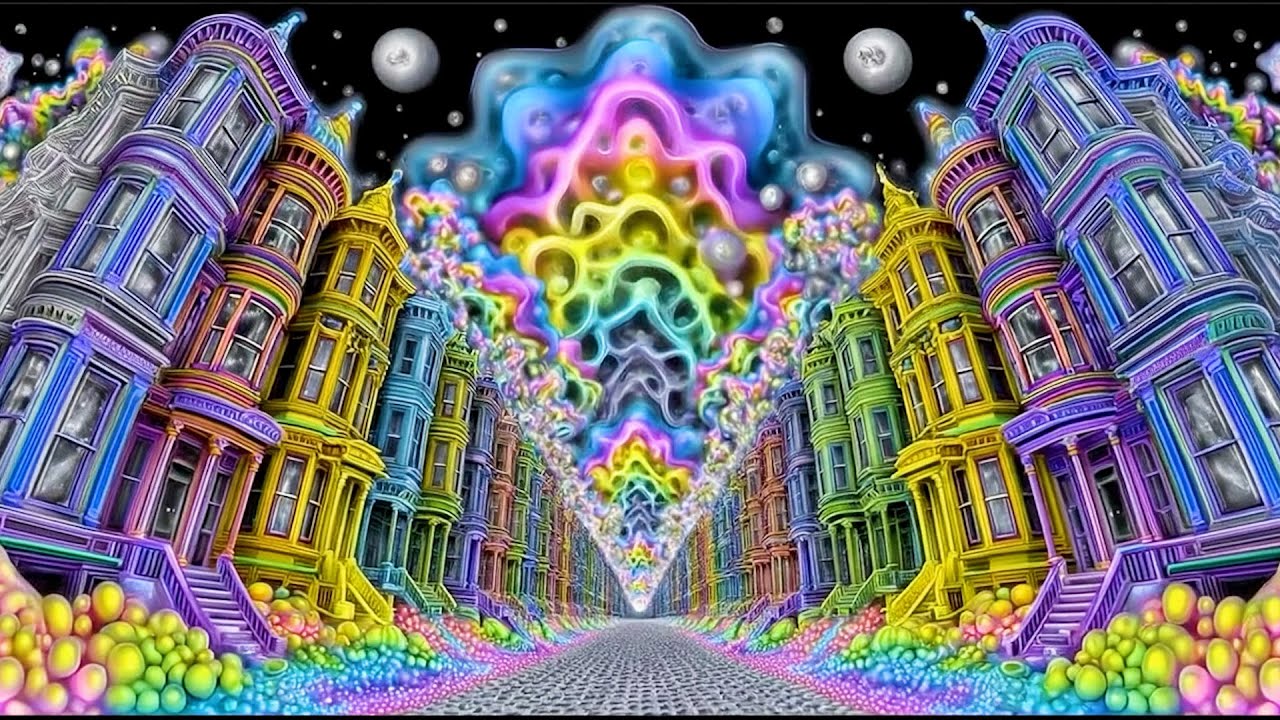 Hallucinogenic Psychedelic Trance 🌀 Fractal City of Light | Visual Trip 2026