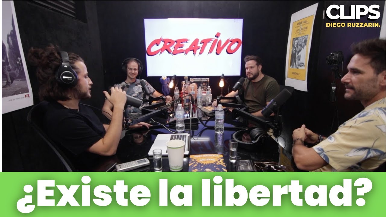 ¿Existe la libertad?  Roberto Mtz, Javier Santaolalla, Mateus y Diego Ruzzarin.