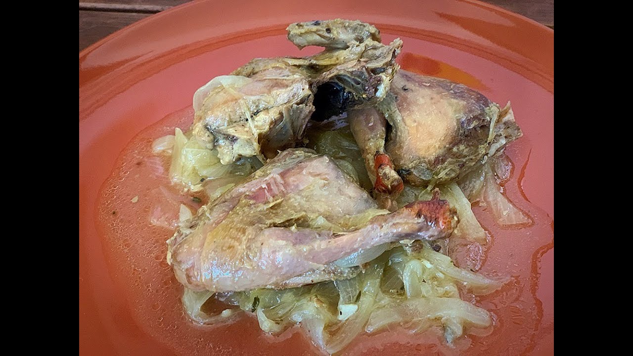 Perdices rojas encebolladas | Un clásico imperdible