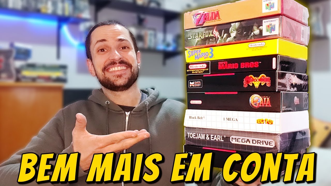Jogos lacrados, caixas e ber&ccedil;os r&eacute;plicas da RetroArt Games! SNES; NES; N64; Mega Drive;Master System