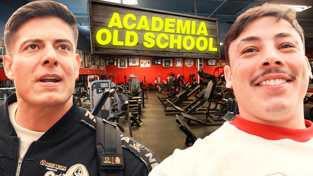 LEGDAY NA ACADEMIA MAIS OLDSCHOOL DO MUNDO!