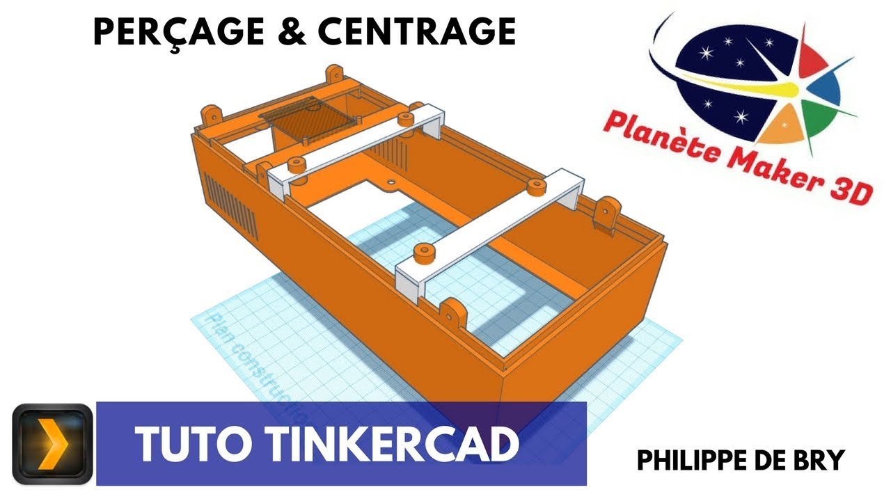 Planète Maker 3D : Comment réaliser et ajuster un perçage sur une pièce  avec TinKerCad