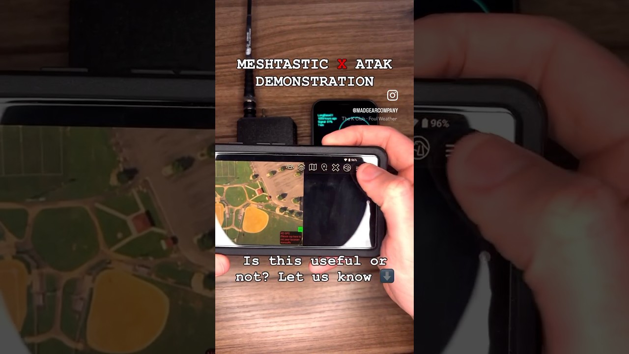 Meshtastic x ATAK Integration&hellip; useful or not? #tech #offgrid #survival #outdoors