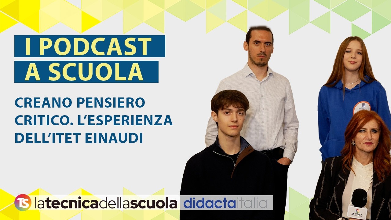 Il podcast a scuola crea pensiero critico: studenti entusiasti, formiamo i docenti