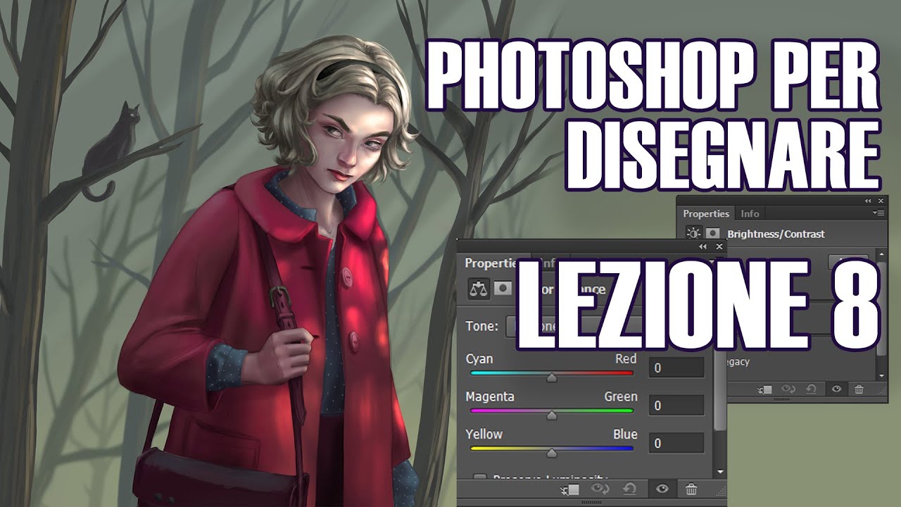 PHOTOSHOP PER DISEGNARE - CORSO BASE ITA - LEZIONE 8: post-produzione