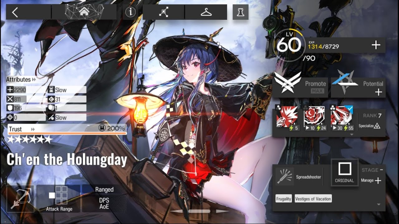 Arknights Ch'en Alter Ultimate Skill Against Some Bosses