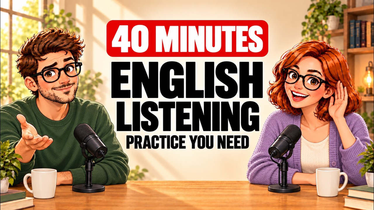 The ONLY English Listening Practice You Need | 40-Minute Podcast (B1&ndash;B2)
