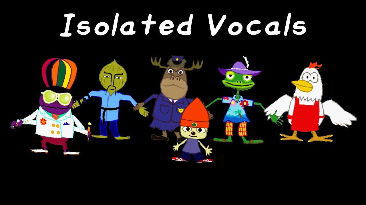 Parappa Remastered - All Songs (Isolated Vocals/A Cappella)