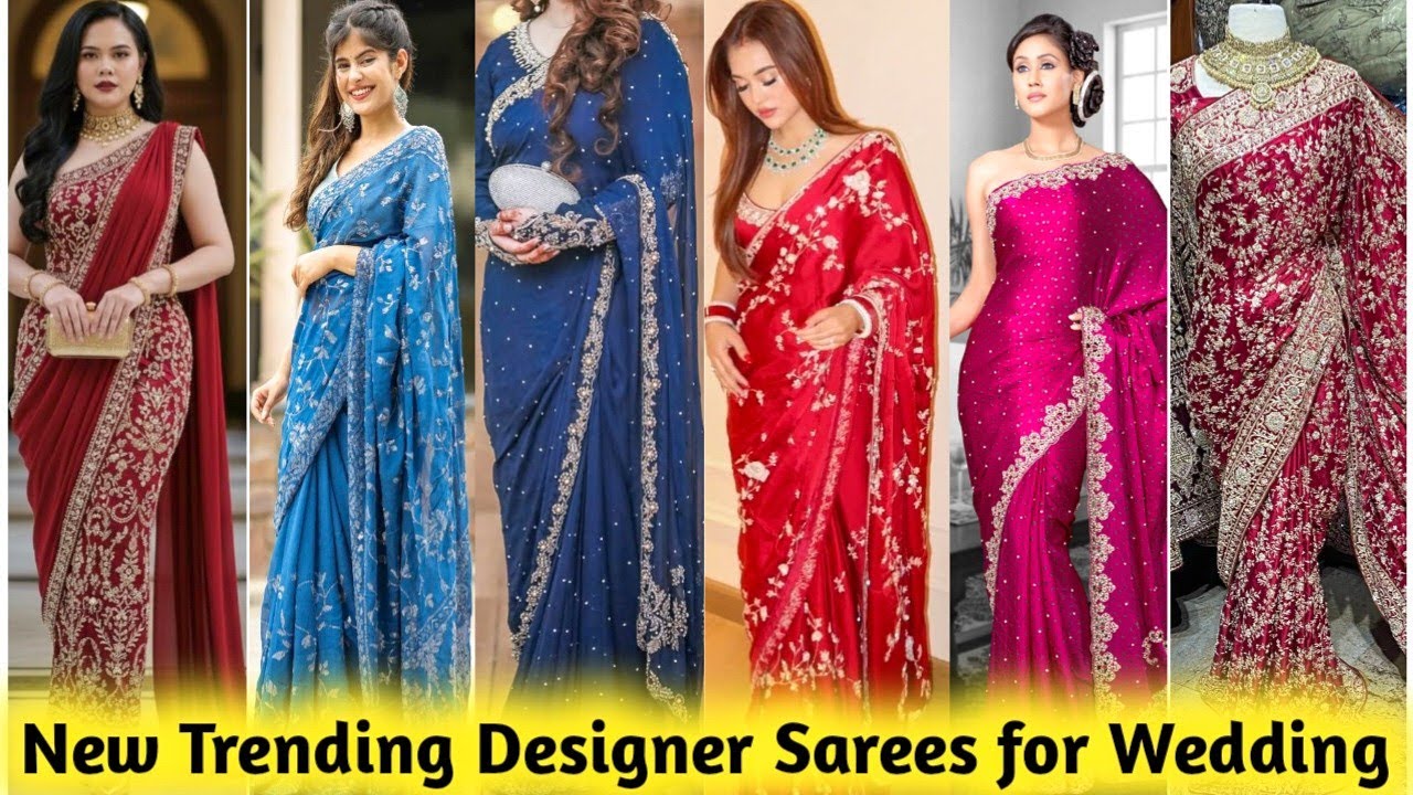 New Trending Designer Sarees for Women/Beautiful✨❤ Sarees for Wedding Season/#saree#fashion#trending