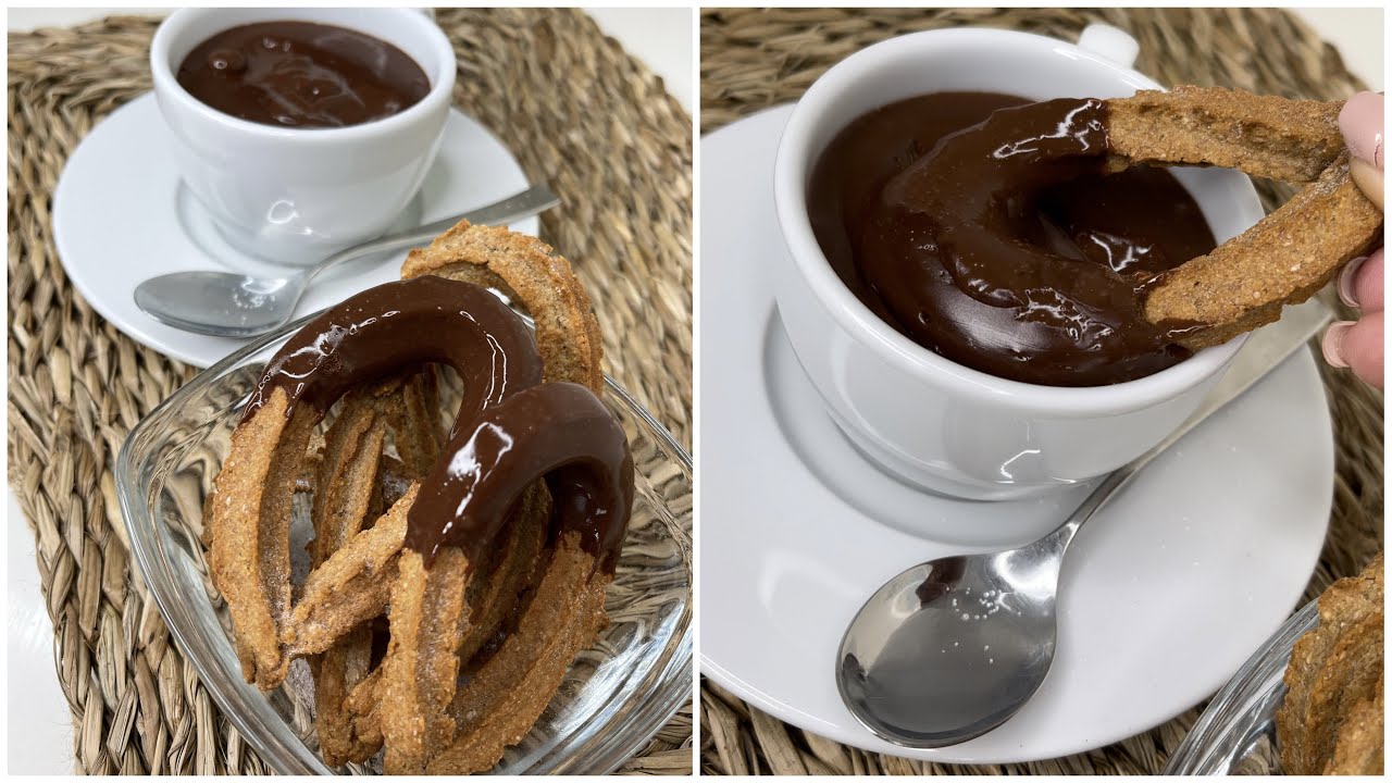 ¡CHURROS CON CHOCOLATE SALUDABLES! DATE EL CAPRICHO SIN CULPA