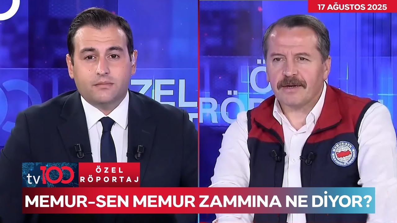 Memur-Sen Genel Başkanı Ali Yalçın tv100'de! | Özel Röportaj