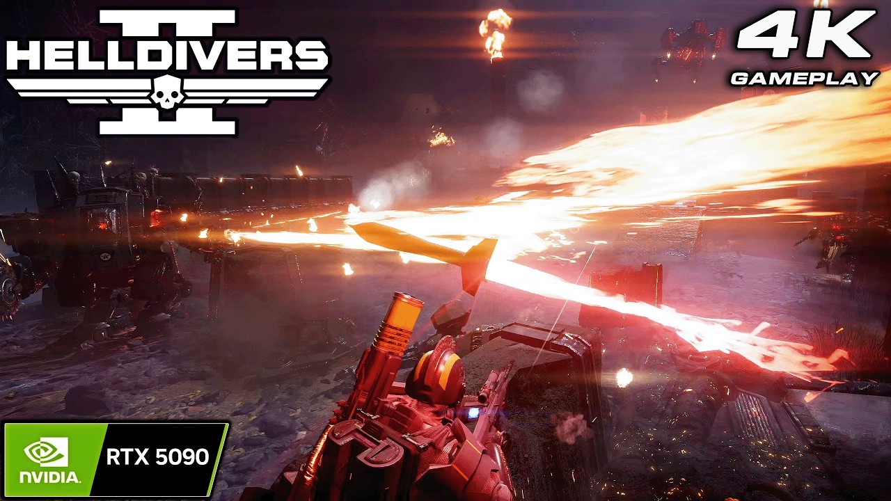 Helldivers 2: 4K Gameplay No Commentary ULTRA Settings | RTX 5090 P1123