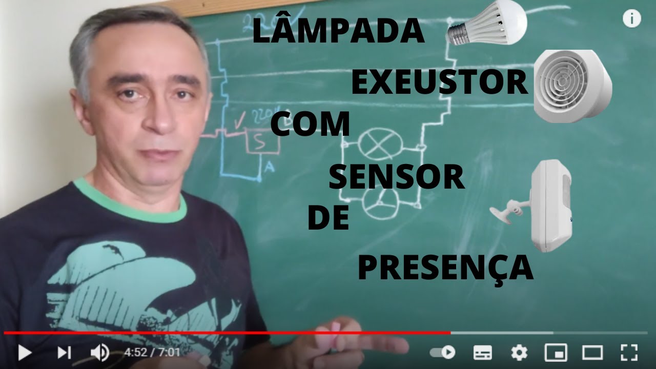 Como Instalar Lâmpada e Exaustor no Banheiro com Sensor de Presença