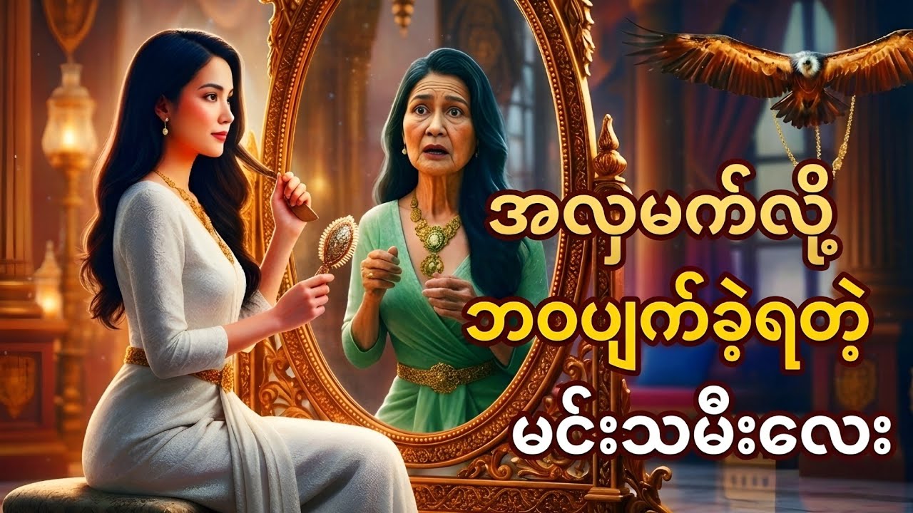 လှချင်လွန်းတဲ့ မင်းသမီးလေး | The vain princess (Burmese Fairy Tales)