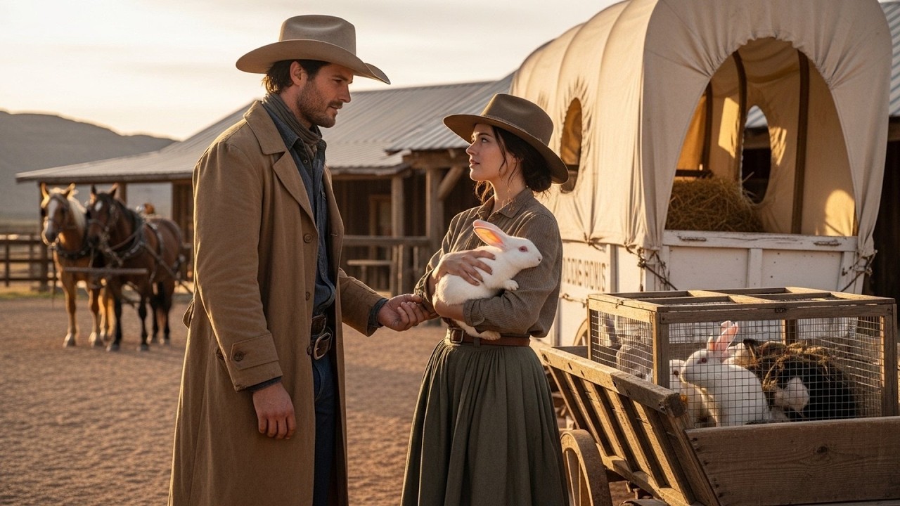 She Showed Up With A Cage Full Of Rabbits, The Cowboy Said Your Gentleness Is What I Need