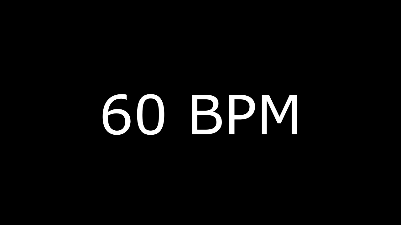 60 BPM Four to the Floor